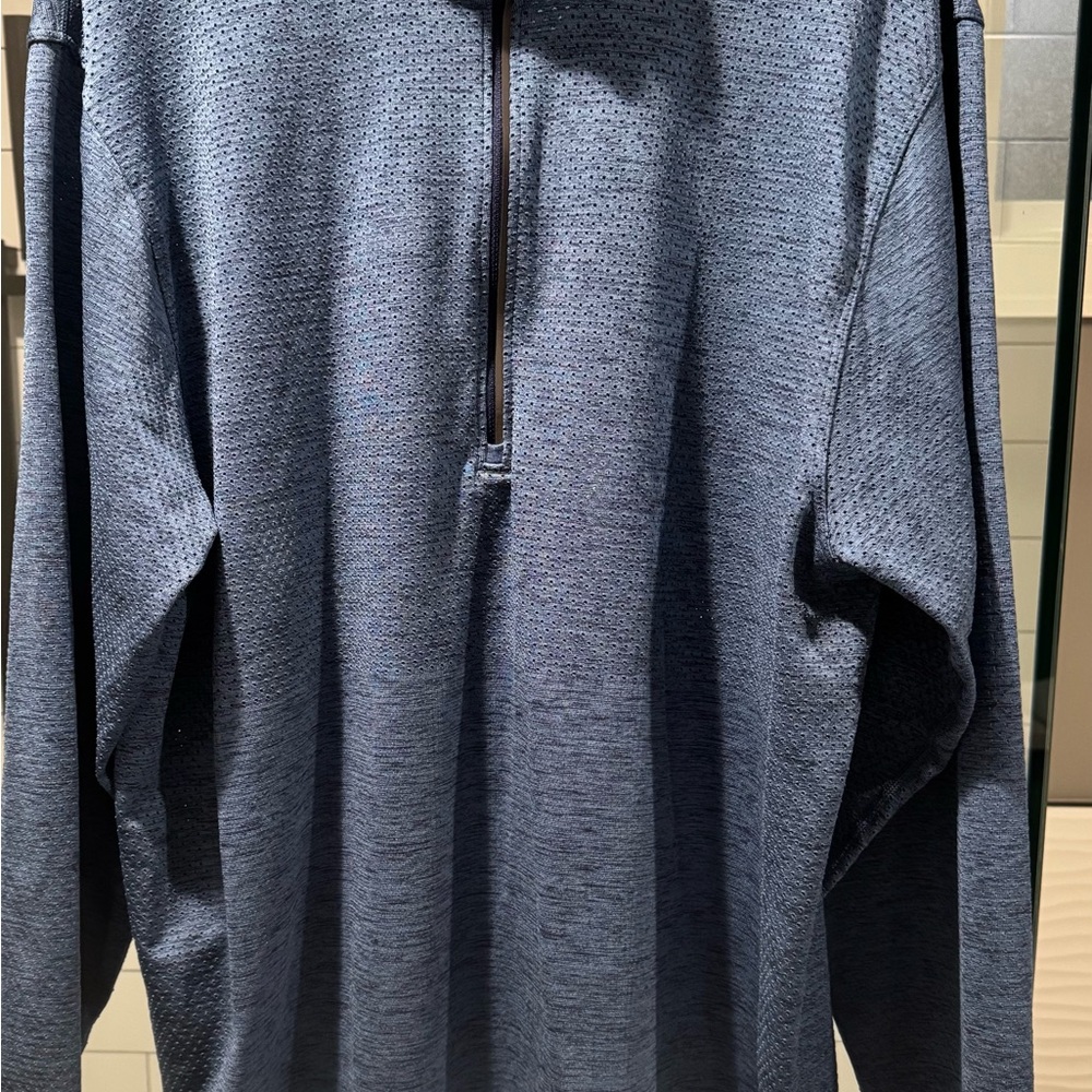 lululemon athletica Men's Navy Quarter-Zip Pullover